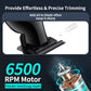 Kemei Black Haircut Three-Piece Set KM-2296 2299 1102 with Charging Base Electric Hair Clipper, Engraving Trimmer, Whitening Shaver, USB Rechargeable Professional Salon Full Haircut Tool Kit