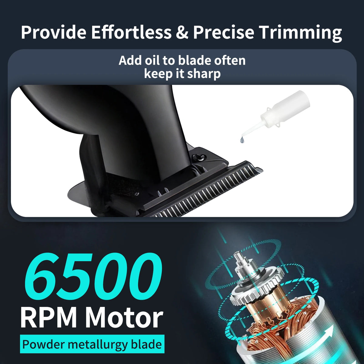 Kemei Black Haircut Three-Piece Set KM-2296 2299 1102 with Charging Base Electric Hair Clipper, Engraving Trimmer, Whitening Shaver, USB Rechargeable Professional Salon Full Haircut Tool Kit