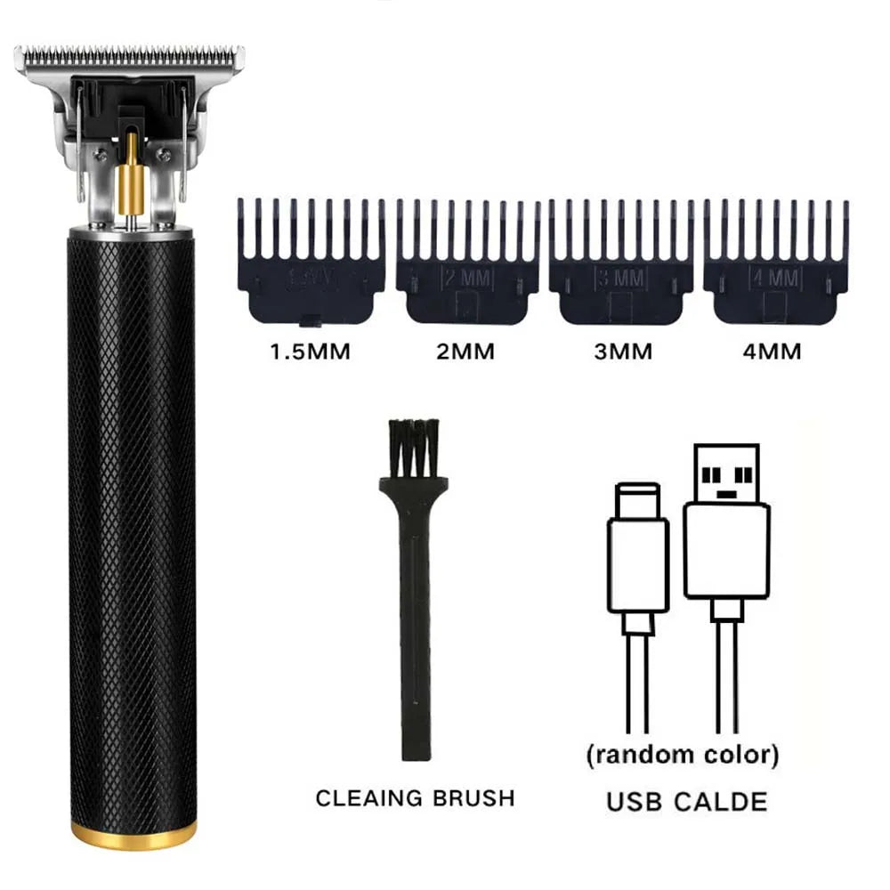 Professional Barber Electric Hair Clipper LED Display Screen USB Charging Trimmer Powerful Electric Hair Clipper Trimmer Tool