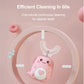 Children Electric Toothbrush Kids U-shaped 360 Degrees Silica Gel USB Charging Ultrasonic Toothbrush Kids Smart Toothbrush