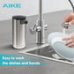 AIKE USB Charging Automatic Soap Dispenser Stainless Steel Non-contact  Dispenser for Kitchen Detergent and Bathroom Hand Soap