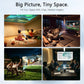 LYNCast Short Throw Projector with Android 14.0 & WiFi 6, 4K Support, Wireless Screen Mirroring X1, Perfect for TV Series, Movies, Gaming, Anime, Sports, K-Dramas, Concerts