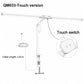 Eye-care Double Head Desk Lamp LED Clip-on 180 Degree Foldable 3 Color Modes Adjustable 3000K-6000K 10 Brightness Levels Computer Screen Light for Home Reading PC Game