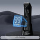 Body Hair Trimmer for Men,Pubic Hair Trimmer with LED Light - Electric Ball Shavers with Ceramic Blades & Travel Lock - Body Groomer IPX7 Waterproof Wet/Dry Use for Groin/Chest/Legs