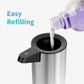AIKE USB Charging Automatic Soap Dispenser Stainless Steel Non-contact  Dispenser for Kitchen Detergent and Bathroom Hand Soap