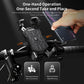 TOSUOD Bike Handlebar Phone Holder Automatic Locking One-Button Opening And Closing Bicycle Mobile Phone Stand