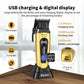 Hair Clippers for Men, Cordless Barber Clippers with LED Display 2299Hair Trimmer with Charging Base Professional Hair Clippers for Men, Cordless Barber Clipper T-Blade Beard Trimmer Foil Shaver Set, Rechargeable Electric Fad