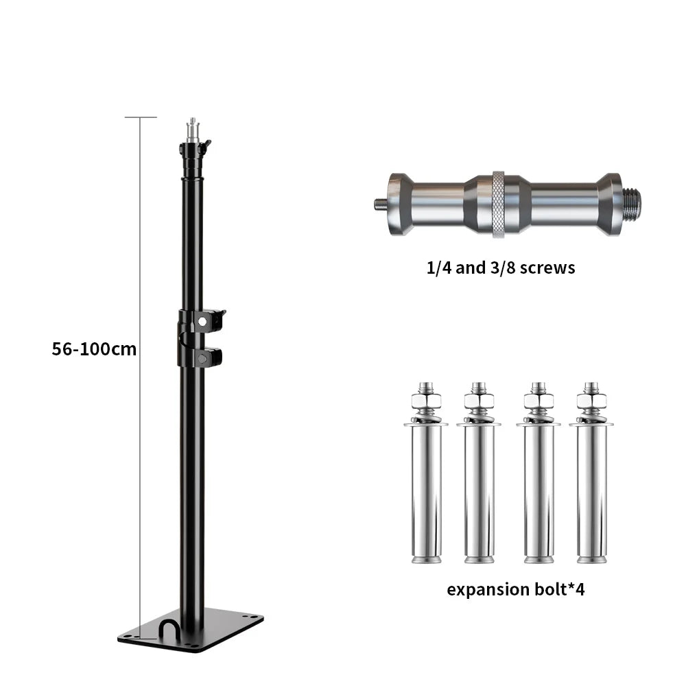 29cm 60cm Projector Wall Mount Stand Photography Bracket Ceiling Bracket Holder for Softbox LED Panel Light DV Security Camera