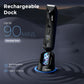 Body Hair Trimmer for Men,Pubic Hair Trimmer with LED Light - Electric Ball Shavers with Ceramic Blades & Travel Lock - Body Groomer IPX7 Waterproof Wet/Dry Use for Groin/Chest/Legs