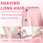 2-in-1 Ladies Electric Hair Trimmer - Bikini Shaving Tool, IPX7 Waterproof Dry/Wet Multi-Use Hair Trimmer, Ceramic Sharp Blades, USB Charging, Suitable for Facial, Underarm, Leg Hair, Portable Personal Hair Care Device, Ideal