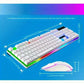 Wired USB Backlit Keyboard and Mouse Combo, Ergonomic Mechanical Feeling Gaming Keyboard & Mouse Kit, Plug Play Computer Accessories for PC Desktop Laptop Home Office Gaming