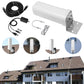 600 Miles Signal Amplified TV Antenna ABS HD 4K Digital TV Antenna Wear Resist 1080P 39dBi Antenna for Roof Utility Pole RV