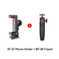 Ulanzi ST-27 Metal Phone Holder Clamp With Cold Shoe Arca Rotatable Tripod Mount Clip for TikTok Vlog Photography